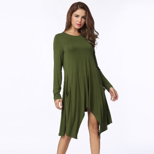 

Повседневное платье O-Neck Women T-Shirt