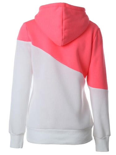 Magliette felpate con cappuccio con maniche lunghe a manica lunga