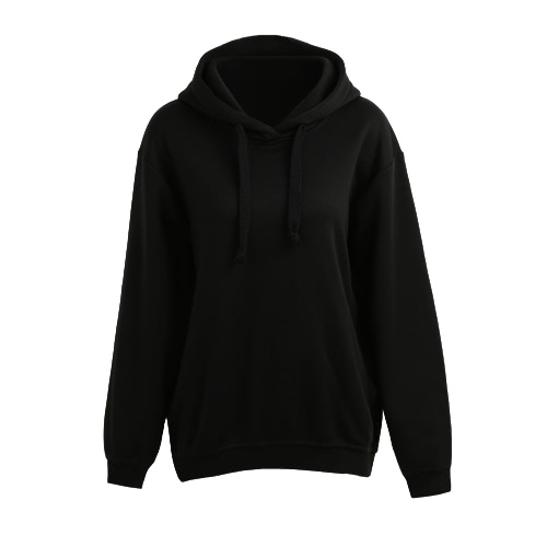 

Fashion Side Zipper Hooded Neck Drawstring Long Sleeves Women's Hoodies