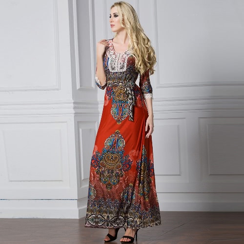 Robe taille bohemienne avec taille grande