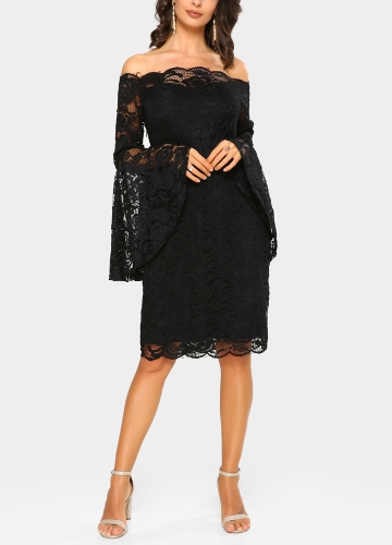 

Sexy Women Floral Lace Party Club Bodycon Midi Dress