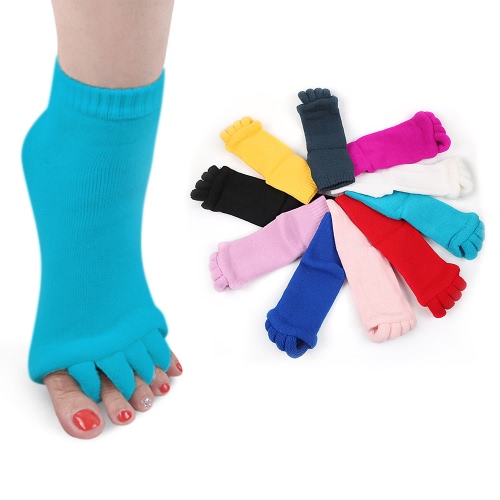 

Модная высевка Hallux Valgus Pro для ухода за ногами Cub Bunion Cotton Five Finger Toe Separator Splint Socks