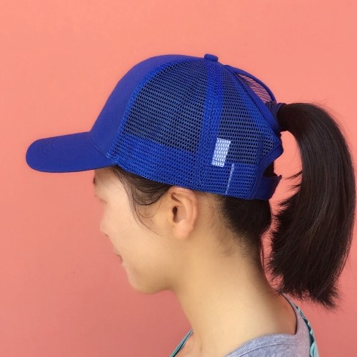 

Mesh Бейсбольная шапочка Ponytail Breathable Регулируемый задний водитель грузовика Golf Peaked Hat Headwear
