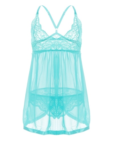 

lace Babydoll Mesh Chemise Sleepwear