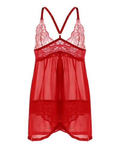 

lace Babydoll Mesh Chemise Sleepwear