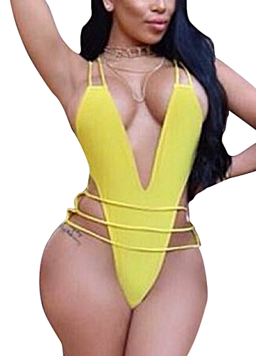 

Женщины One Piece Купальник Купальники Повязка Backless Bodysuits Monokini