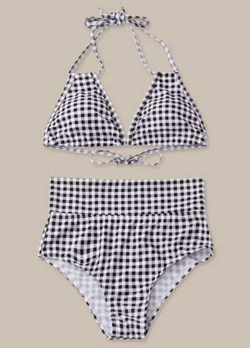 

Женщины Платье Купальник Установить Высокие талии Backless Два Pieces Бикини Купальники