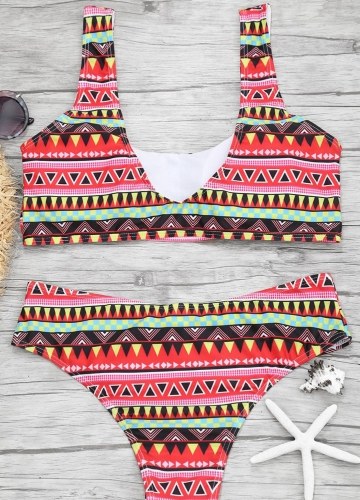 

Women Color Block Bikini Set Push Up Padded Swimsuit Swimwear Bathing Suit