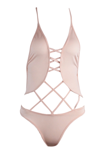 

New Sexy Women Bandage Swimsuit Monokini Strappy Hollow Out Backless Beach Bathing Suit Bikini Swimwear