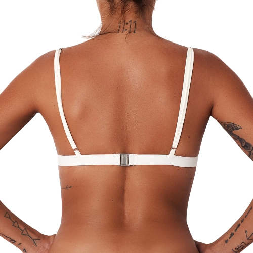 

Sexy Women Bikini Top V Front Swimsuit Top Backless Bralette Beach Swimwear Bathing Suit
