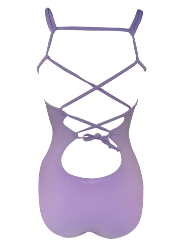 Сексуальные женские цельные купальники Fringed Tassels Crisscross Bandage Monokini Купальники Купальные костюмы Purple
