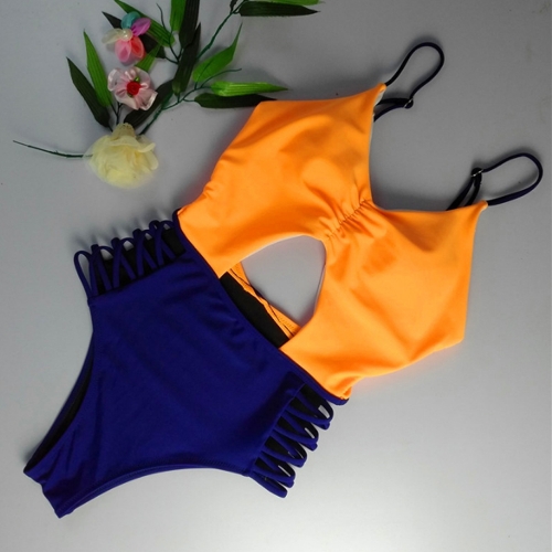 

Женщины One Piece Бикини Цвет Splice Monokini Купальники