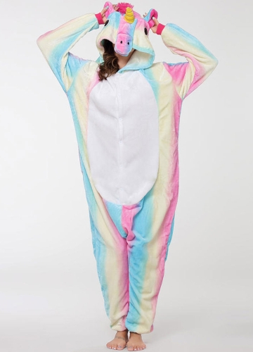 

Women Unicorn Animal Pajamas Winter Halloween Christmas Costume Party Nightgown Nightwear
