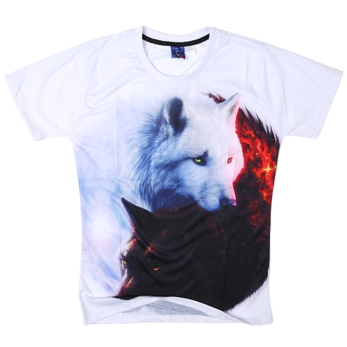 

Loose 3D Short Vivid Printing Sleeve T-shirt