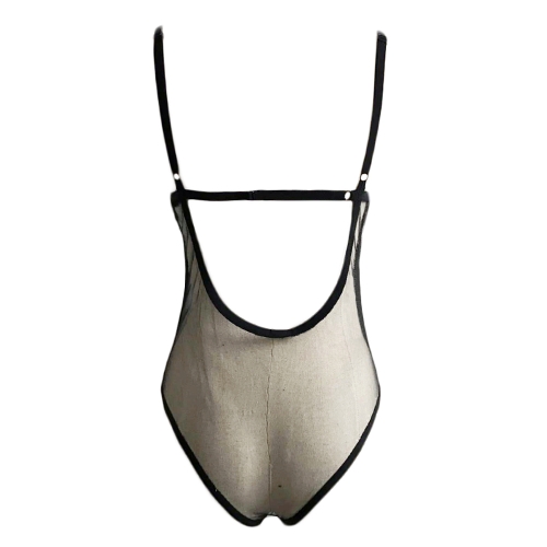 

SexyLingerie Sheer Кружева сетки Беспроводная Strappy Регулируемые ремни One Piece