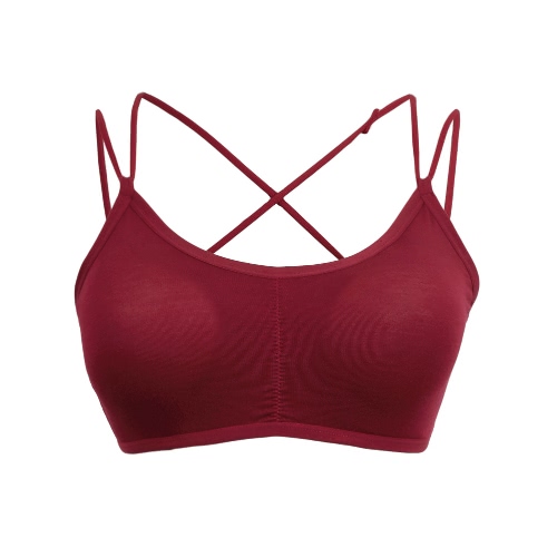 

Sexy Casual Cross Straps Backless Vest Bra