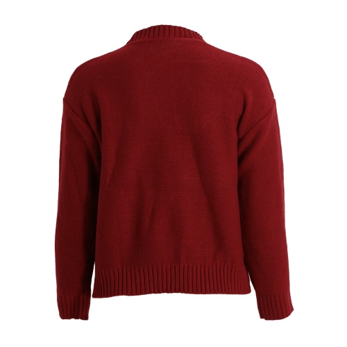 

Fashion Women Hollow Out Sweater Strap Plunge V Front Dropped Shoulder Long Sleeve Knit Crop Top