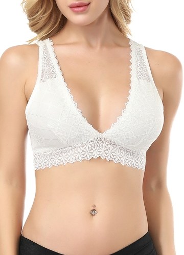 

Women Summer Lace Vest Bralet Bra Crop Top Sleeveless Corset Bustier Camis
