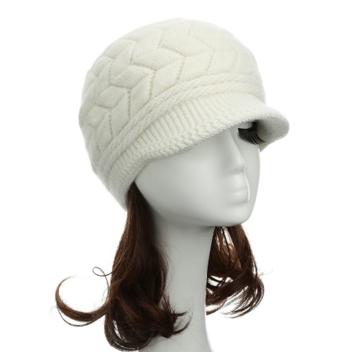 Las mujeres de moda de punto boina Crochet Slouch Baggy Beanie cálido invierno sombrero tapa sombrero