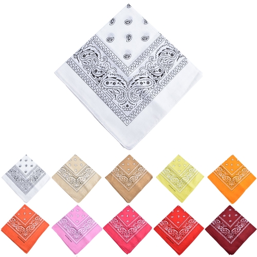 

Vintage Women Men Square Scarf Kerchief Retro Print Многоцветные повязки Boho Шарфы
