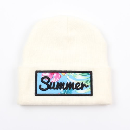 

Мужчины Женщины Beanie Hat Письмо Взрослый Повседневный Unisex Акриловые Hat Cap Зимняя шапка Beanie Белый