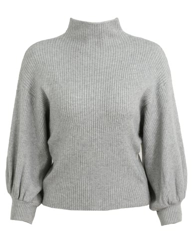 

Autumn Winter Women Knitted Sweater High Neck Bat Lantern Sleeve Loose Solid Pullover Knitwear Tops