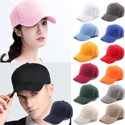 

Unisex Women Men Baseball Cap Solid Color Hip Hop Casual Sport Sun Casquette Headwear Hats