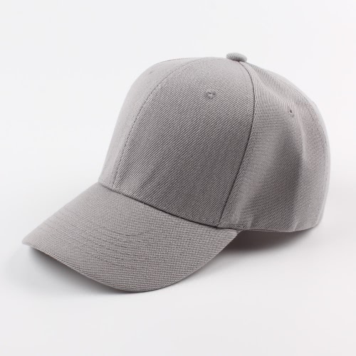 

Мужская мужская мужская бейсбольная кепка сплошного цвета Hip Hop Casual Sport Sun Casquette Headwear Hats