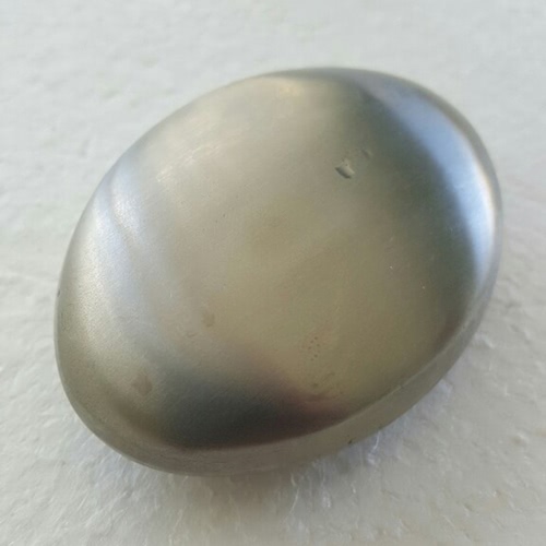 

Stainless Steel Deodorant Soap Deodorize Smell From Fish or Something Smelly Oval Shape