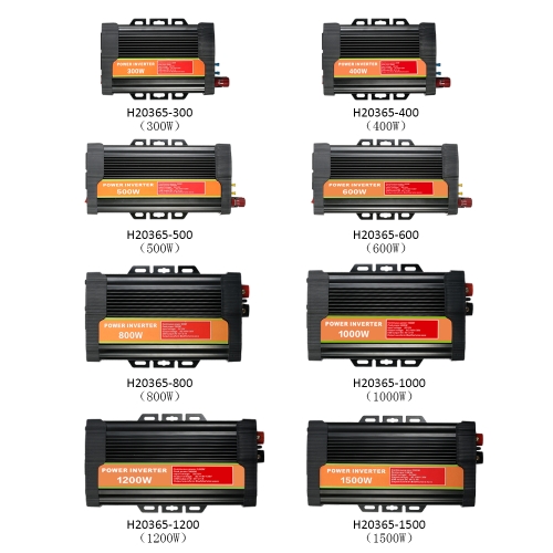 

DC12V to AC110-130V Power Inverter Modified Sine Wave Household Car Converter with 4.2A Dual USB and 2 AC Outlets