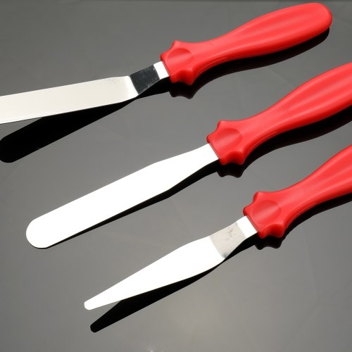 

3 Маленькие скребки Crank Cake / Ice / Candy / Fudge Cake Decoration Tools