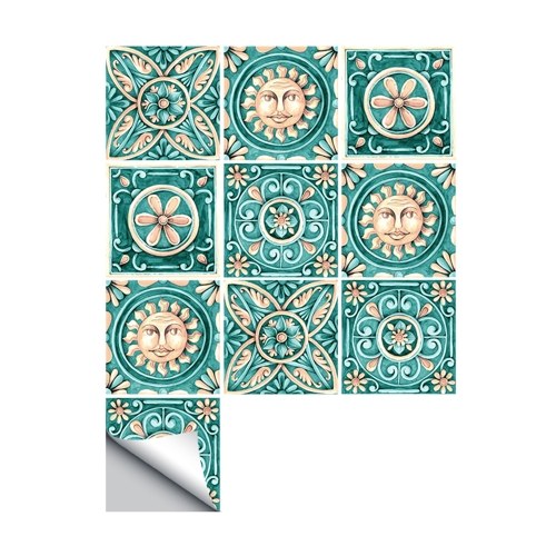 

10 Pcs/Set Self Adhesive Tile Stickers