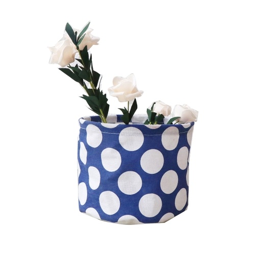 Water-Resistant Lovely Cloth Art Storage Bucket