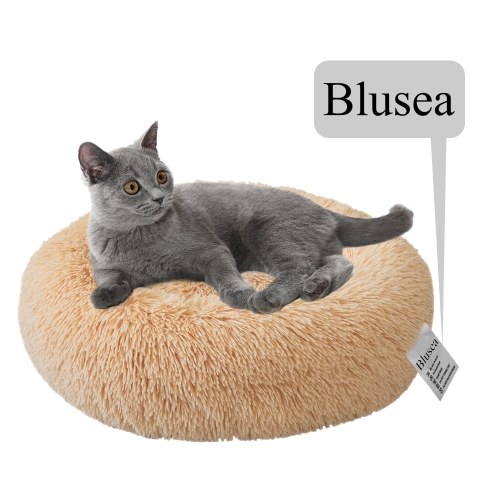 

Blusea Soft Plush Round Pet Bed