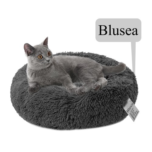 

Blusea Soft Plush Round Pet Bed