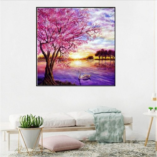 

DIY 5D Diamond Painting Cross Stitch Full Drill Crystal Pictures Arts Craft for Home Wall Decor Gift