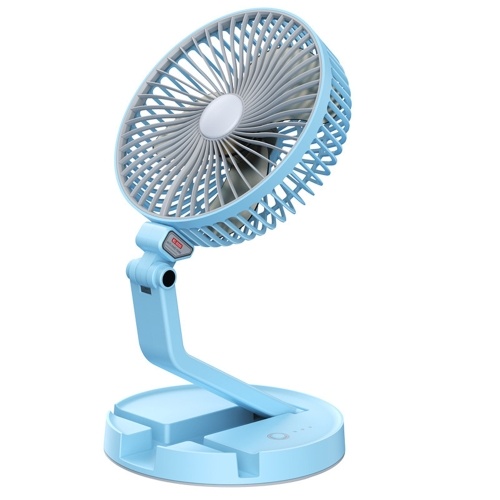 

7 Inch LED Desk Fan Cooling 2600mAh Rechargeable Foldable Fan