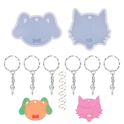 

14PCS Cat and Dog Shape Silicone Mold