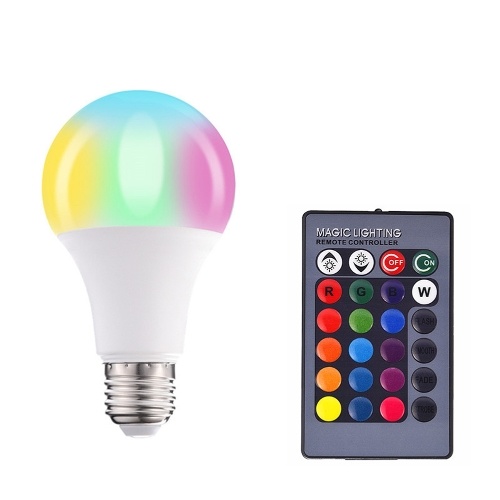 

16 цветов RGB + белая лампа LED RGBW 3 Вт/5 Вт/10 Вт/15 Вт красочный свет домашние декоративные лампочки с пультом дистанционного управления