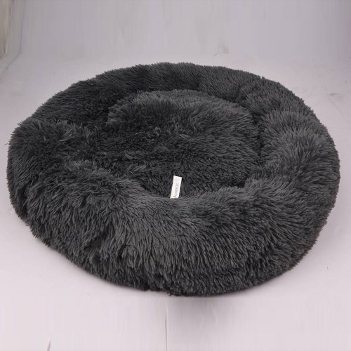 

Aoresac GY-01 Soft Plush Round Pet Bed Cat Soft Bed Cat Bed for Cats Small Dogs, 70cm Diameter