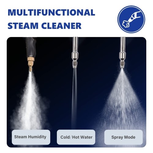 

2000W Portable Steam Cleaner High Temperature Pressurized Steam Cleaning Machine Tankless and Heavy Duty Steamer for Kitchen Livingroom Bathroom Car