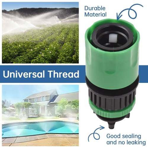 

Outdoor Water Misting Cooling System, 131Ft (40M) Misting Line/16 Brass Mist Nozzles/3/4'' Brass Adapter, Misters for Outside Patio Garden Backyard Greenhouse