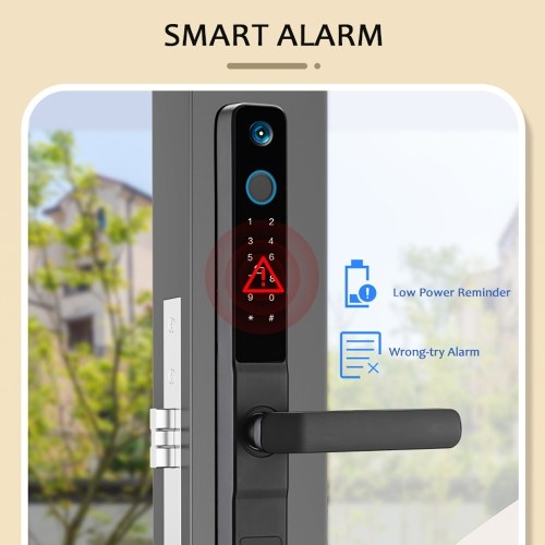 WiFi Smart Lock with Camera Keyless Entry Door Lock