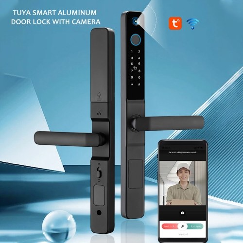 WiFi Smart Lock with Camera Keyless Entry Door Lock
