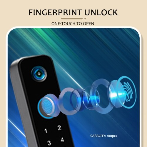 WiFi Smart Lock with Camera Keyless Entry Door Lock