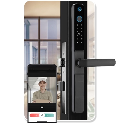 WiFi Smart Lock with Camera Keyless Entry Door Lock