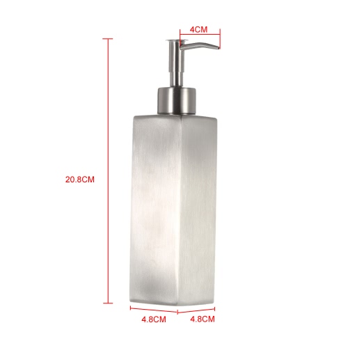 

High-quality Stainless Steel Soap Liquid Dispenser for Bathroom Kitchen Countertop Bathroom Accessory