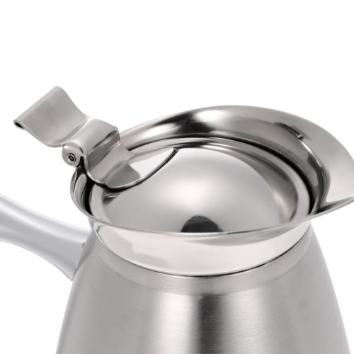 

1.5L Large Capacity High Quality Stainless Steel Double Walled Vacuum Insulated Coffee Jug Coffee Pot Thermal Silvery Water Pitche