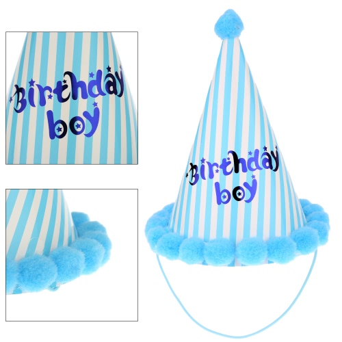 

ANSELF Party Celebration Bobbles Cute Hat Birthday Hat Праздничные украшения для детей Pink
