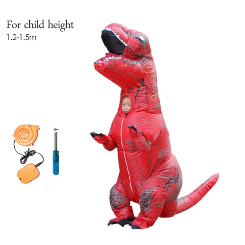 

Funny Jurassic World Inflatable Dinosaur Trex Costume Suit